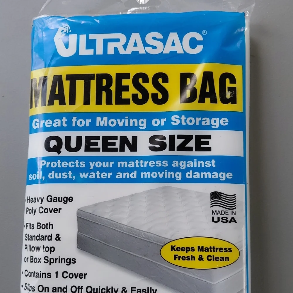 Ultrasac Queen Size Mattress Bag - White